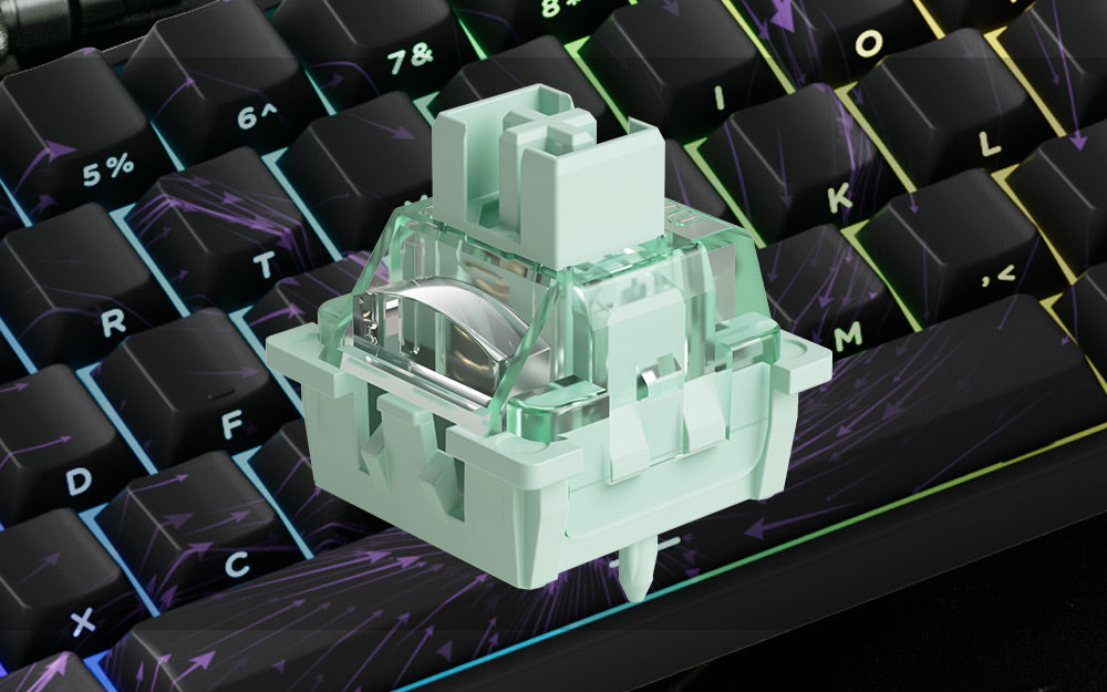 MonsGAkkoeek FUN60 Mechanical Keyboard Magnetic Switch 60% Gaming Keyboards Rapid Trigger 0.01mm 8K ARGB HE/TMR Custom Keyboard
