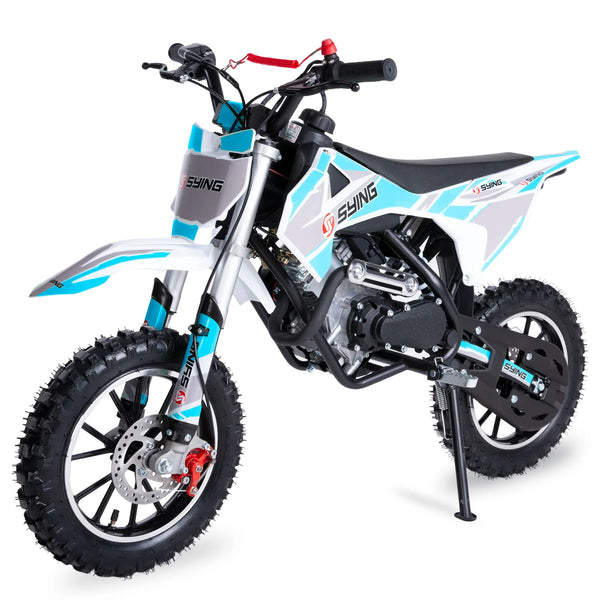 58CC Off-Road Mini Motorcycle for Kids 4-Stroke Pit Bikes Gas Powered Motorcycle Gift for Children Dirt Bike Pull Start