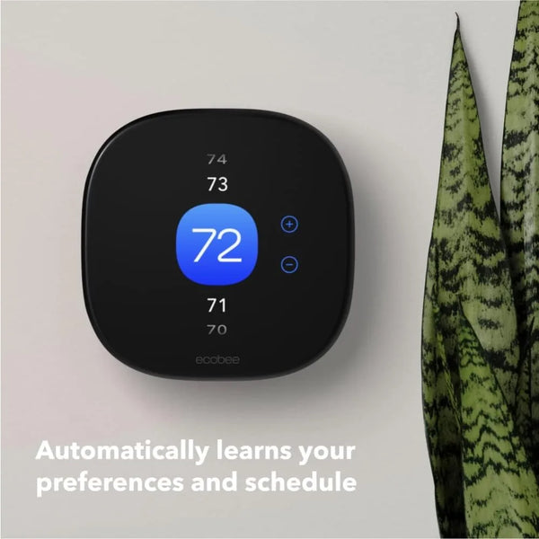 Smart Thermostat Enhanced - Programmable Wifi Thermostat - Works with Siri, Alexa, Assistant - Energy Star Certified