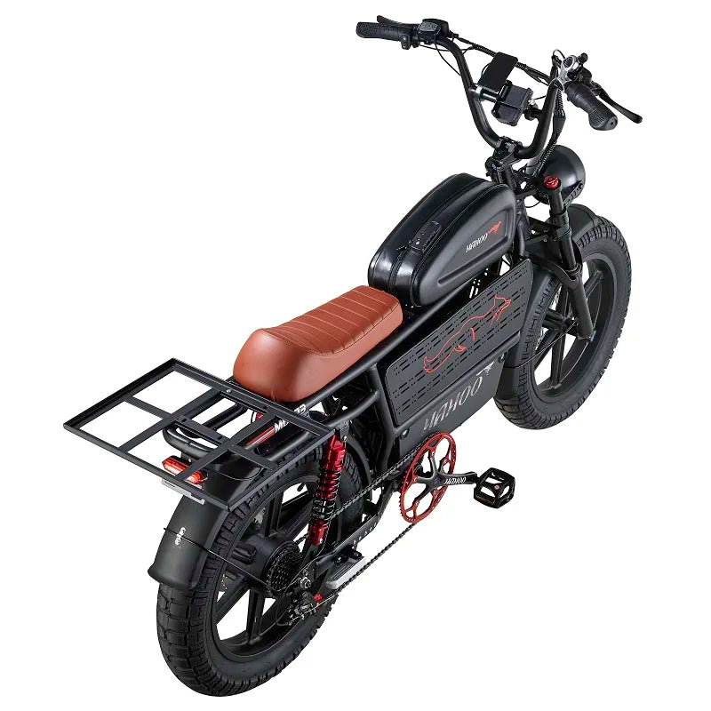 HAHOO H20 20 inches adult electric mountain bike 2000W brushless motor 48V 60Ah ebike dual suspension off road tyre bicycle