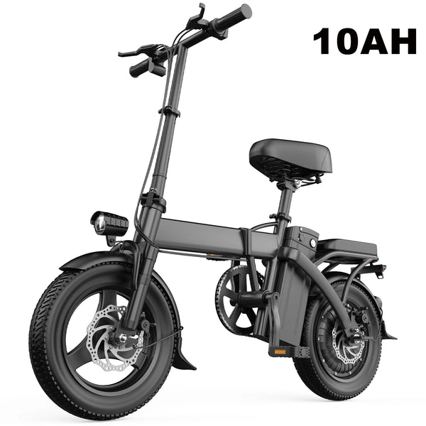 750W Foldable Electric Bike – 48V 15Ah Battery, 14-Inch Tires & LCD Display