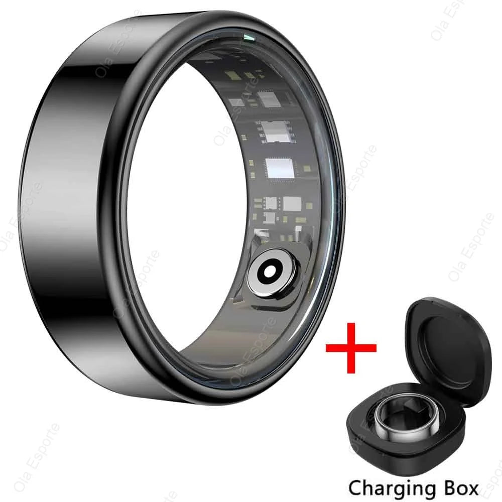 Smart Ring Newest Intelligent Wearable Device For Men Women Bluetooth Heart Rate Sleep Health Monitor Waterproof for IOS Android