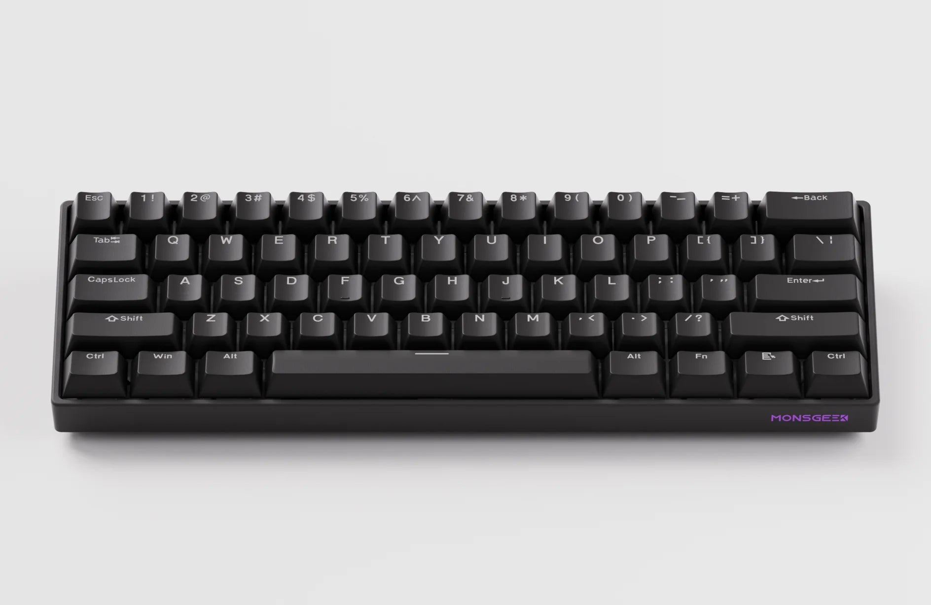 MonsGAkkoeek FUN60 Mechanical Keyboard Magnetic Switch 60% Gaming Keyboards Rapid Trigger 0.01mm 8K ARGB HE/TMR Custom Keyboard