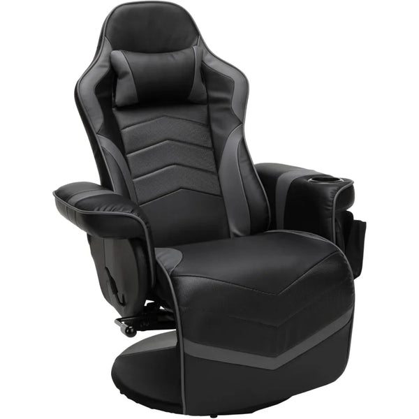 Gaming Recliner Chairs, Computer Recliner, Adjustable Leg Rest and Recline, Reclining Gaming Chair with Footrest