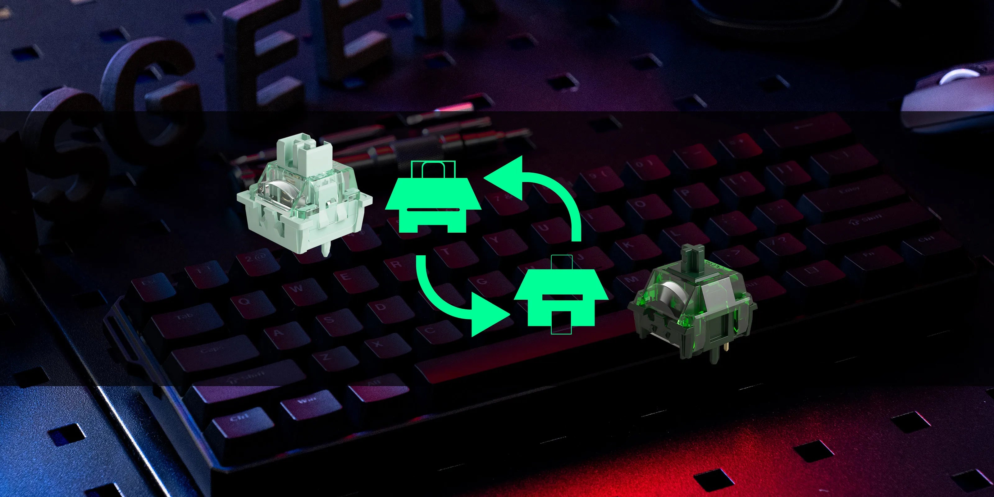 MonsGAkkoeek FUN60 Mechanical Keyboard Magnetic Switch 60% Gaming Keyboards Rapid Trigger 0.01mm 8K ARGB HE/TMR Custom Keyboard