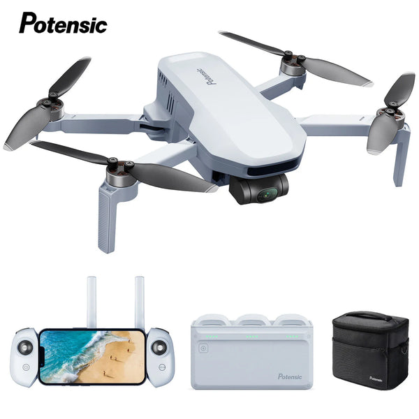 Potensic C0 4K Camera Drone Professional Mini Drone with 3 Axis Gimbal GPS 6KM Brushless RC Toys Quadcopter for Travel Gifts