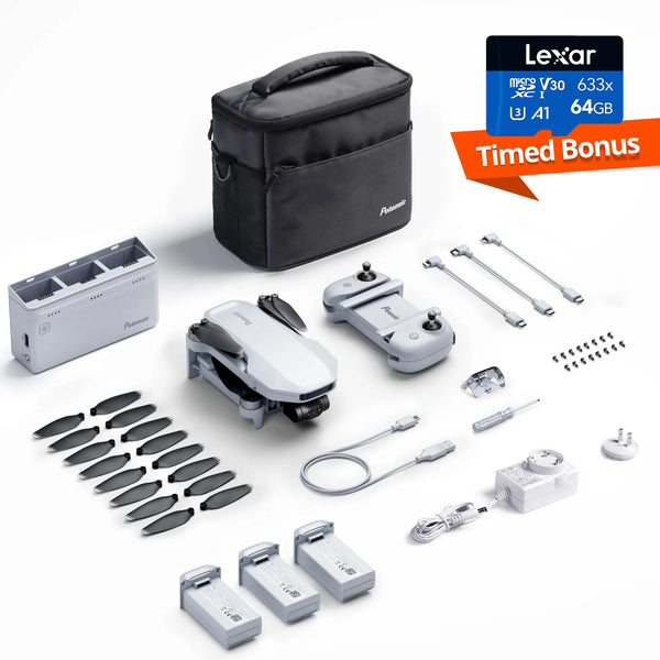 Potensic C0 4K Camera Drone Professional Mini Drone with 3 Axis Gimbal GPS 6KM Brushless RC Toys Quadcopter for Travel Gifts