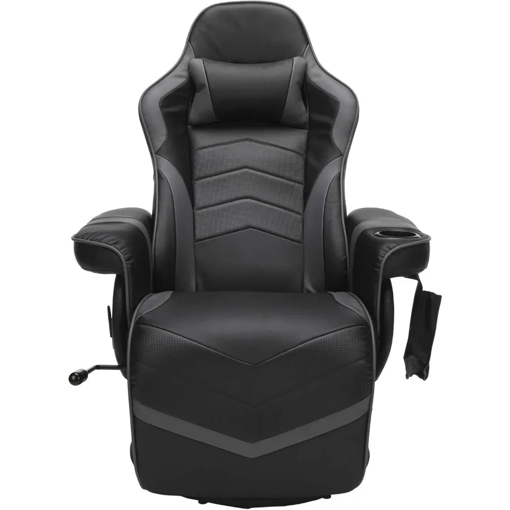 Gaming Recliner Chairs, Computer Recliner, Adjustable Leg Rest and Recline, Reclining Gaming Chair with Footrest