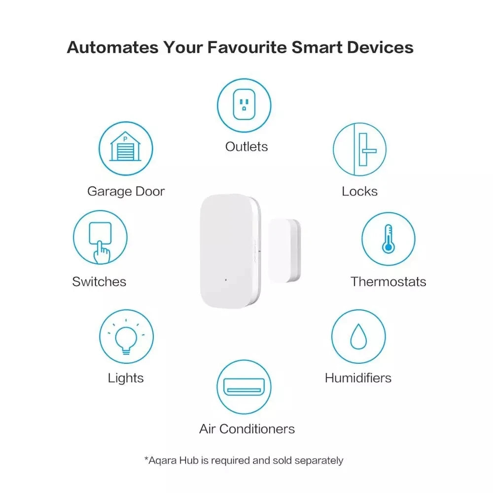 Aqara Door Window Sensor Zigbee Wireless Connection Alarm Smart Mini Door Sensor Work With Aqara Gateway Mi Home HomeKit APP