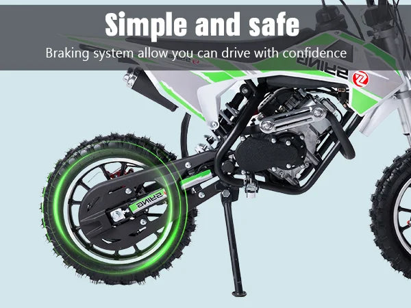 58CC Off-Road Mini Motorcycle for Kids 4-Stroke Pit Bikes Gas Powered Motorcycle Gift for Children Dirt Bike Pull Start