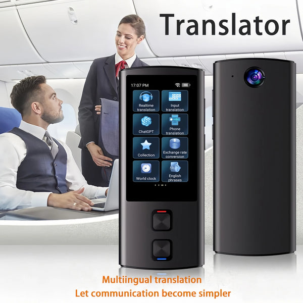 Portable Language Translator Device 138 Languages Voice Translating Offline Translation Simultaneous Interpretation Text / Photo