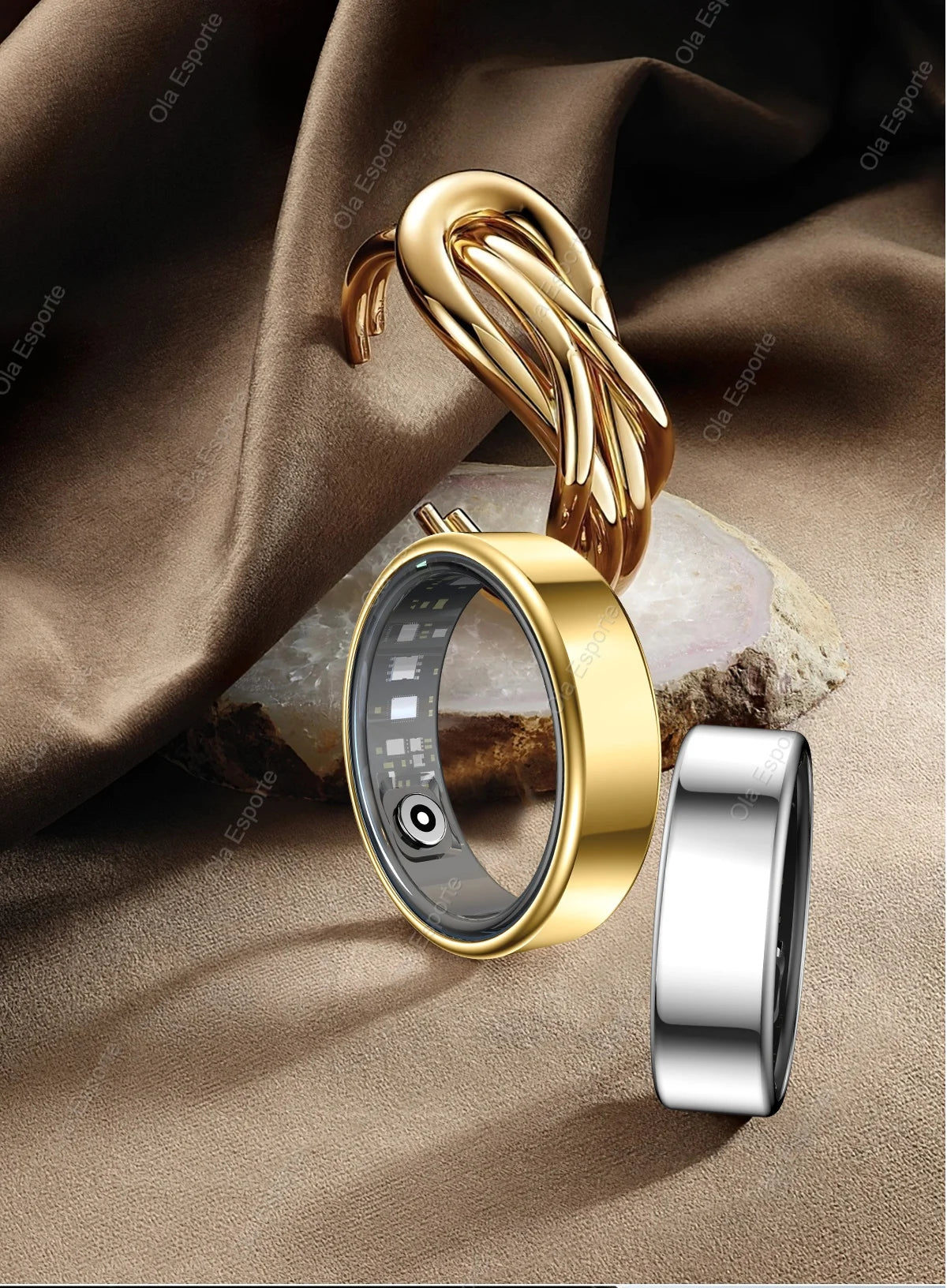 Smart Ring Newest Intelligent Wearable Device For Men Women Bluetooth Heart Rate Sleep Health Monitor Waterproof for IOS Android